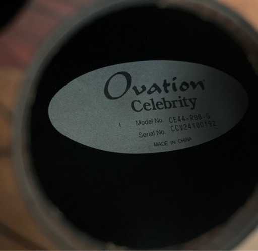 【早い者勝ち】新品OVATION CE44-RBB-G Celebrity Elite