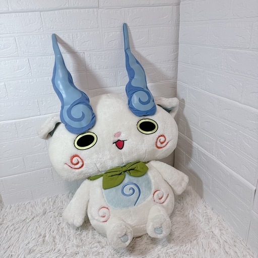 【極美品】ヨロズマート限定 コマさんDX等身大おすわりぬいぐるみだニャン