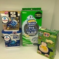 ポケモン入浴剤バブ+洗濯洗剤+トイレ洗剤