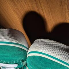 ⚠️最終値下げ⚠️VANSスニーカーグリーンの画像