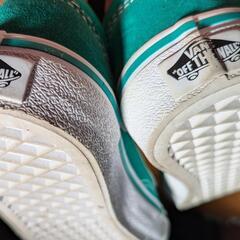 ⚠️最終値下げ⚠️VANSスニーカーグリーンの画像