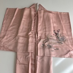 ピンクの着物、帯セット　入学式　七五三の画像