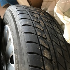 【終了】VW ゴルフ　中古純正スチールホイールタイヤ 4本セットの画像
