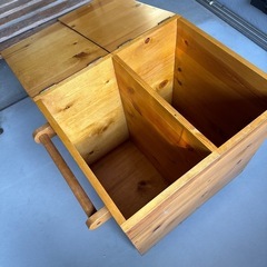 ウッドハウスコッド　パイン無垢材　　収納ボックスの画像