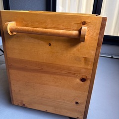 ウッドハウスコッド　パイン無垢材　　収納ボックスの画像