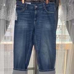 ZARA クロップトデニム　40