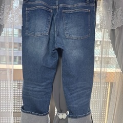 ZARA クロップトデニム　40の画像