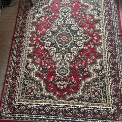 ラグ 3畳 160×230 cm ラグマット ベルギー 絨毯 カーペット Redの画像
