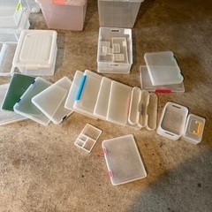 プラケース大量 仕分け 衣類 釣り等 趣味用にも！の画像