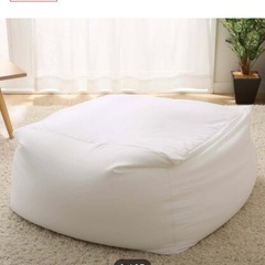 中古 ニトリ ビーズソファ大の画像