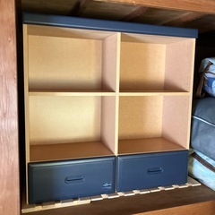 収納棚、カラーボックス