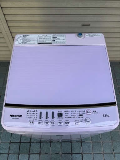 ※終了※ピンク★ 洗濯機 ハイセンス 5.5kg 2019年製