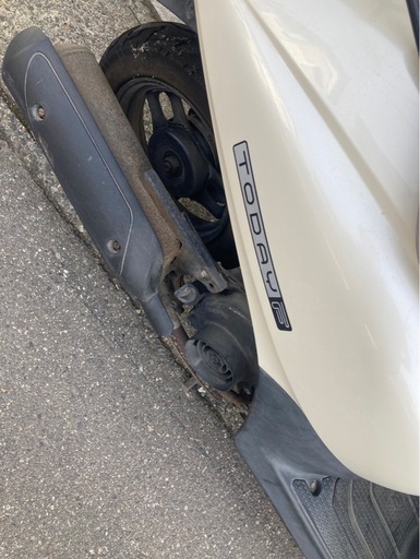 ホンダ】トゥデイ TODAYF 実動 ホワイト TODAY 原付 原チャ 原チャリ