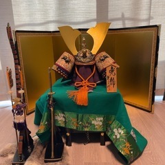 久月の兜飾