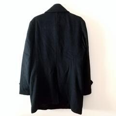 【美品74%OFF】P.S.FA メンズ ステンカラーコートブラックの画像