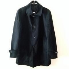 【美品74%OFF】P.S.FA メンズ ステンカラーコートブラック