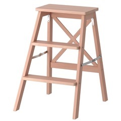 IKEA 木製踏み台 脚立
