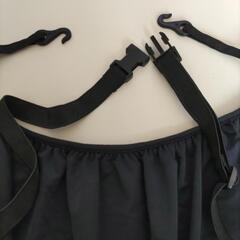 ベビーカー用 サンシェード 日除け 日よけ 黒 ブラック チャイルドシート用の画像