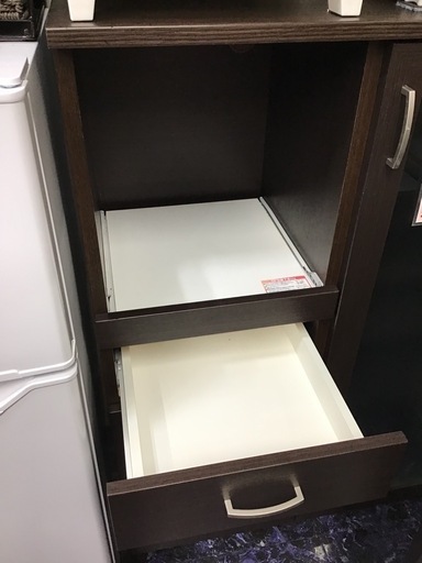⚫︎販売終了⚫︎食器棚　レンジ台　キッチン収納　中古品