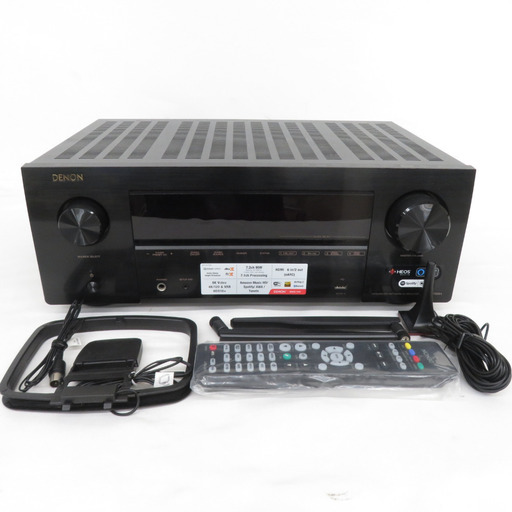 DENON (デノン) 7.2ch AVサラウンドレシーバー AVアンプ AVレシーバー ブラック ハイレゾ 5.6 MHz DSD \u0026 ハイレゾ音源対応 AVR-X2700H 【コンプオフ金沢野々市店】