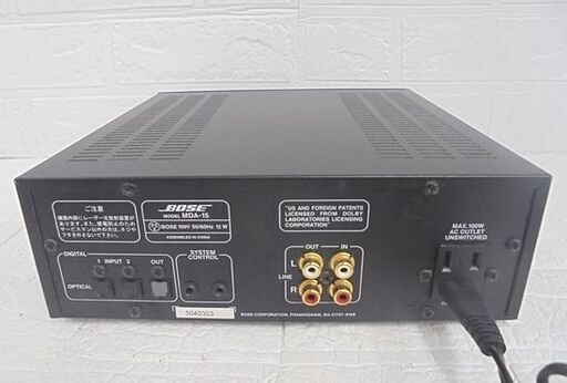 動作OK BOSE MDデッキ MDA-15 リモコン欠品 オーディオ ボーズ 札幌市 白石店