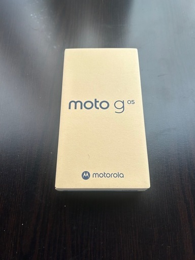 新品❗️未使用‼️motog05  ミスティーブルー　128G