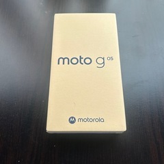 新品❗️未使用‼️motog05  ミスティーブルー　128G   