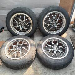 215/60R17　アルミ　タイヤ4本セット No.168
