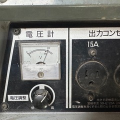 楽々セル付き◆防音型エンジン発電機◆の画像
