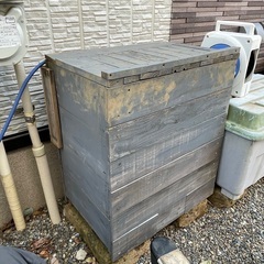 木製　コンポスター　