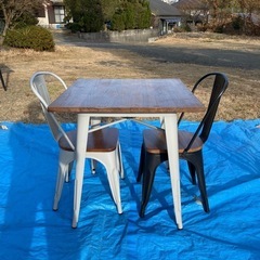 4/15まで！②【美品】LOWYA 2人掛けダイニングセット✴︎ 在庫が×3セットあります！4/15まで！！の画像