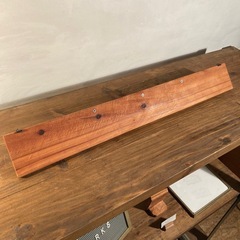 古材壁掛けシェルフ 55㎝　男前インテリア　ハンドメイド　賃貸okの画像