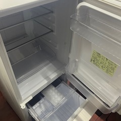 シャープ　ガラストップ　冷蔵庫　137L SJ-GD14E-W RZの画像