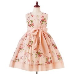 【おまけ付き】キャサリンコテージ　花柄シフォンワンピース　アンサンブルの画像