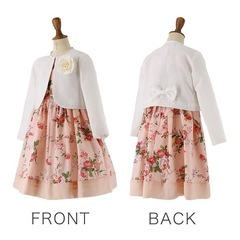 【おまけ付き】キャサリンコテージ　花柄シフォンワンピース　アンサンブル