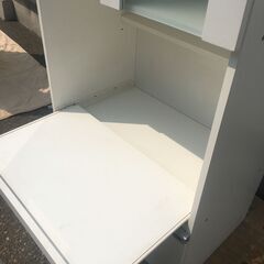 JM19666S)食器棚/レンジ台 ニトリ 幅：約60cm 高さ：約118cm 奥行：約40cm 中古品【取りに来られる方限定】の画像