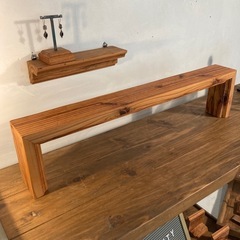 インテリア棚　55.5㎝　男前インテリア　ハンドメイド　希少品
の画像