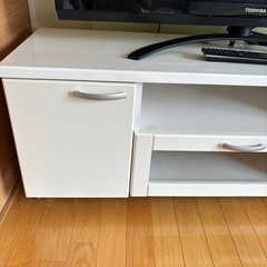 テレビボード　テレビ台　ホワイトの画像