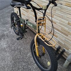 中古自転車 6段変速 20インチ 折り畳み 軽整備済み 防犯登録対応 町田市 相模原市 MM671の画像