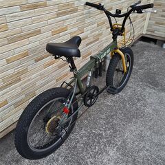 中古自転車 6段変速 20インチ 折り畳み 軽整備済み 防犯登録対応 町田市 相模原市 MM671の画像