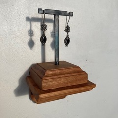 古材壁掛けシェルフ 7㎝　2棚セット　男前インテリア　ハンドメイド　賃貸okの画像
