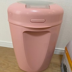 中古　コンビ　オムツ　ゴミ箱　スペアカセット開封済み1個＋未開封2個付きの画像