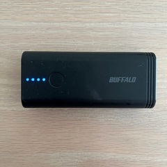 【コード付き】BUFFALOモバイルバッテリー 5200mAh