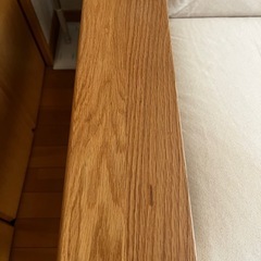 無印良品　木製ソファ　2シーターの画像