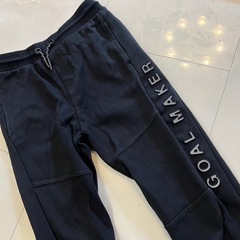 【140】ZARA ザラ　ブラック　黒　ウエストゴム　ズボン　スウェットの画像