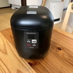 【あげます】コイズミ　ライスクッカーミニ　黒