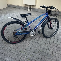 24インチ　シマノ　自転車　６段変速付き！