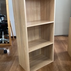 3段カラーBOX【町田市再生家具】0326の画像