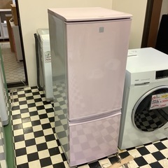 【リサイクルサービス八光】2018年製　シャープ 167L 2ドアノンフロン冷蔵庫 keyword キーワードピンク SJ-17E5-KPの画像