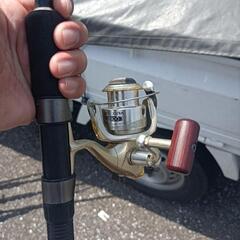 断捨離 シーバスロッド リール付きの画像